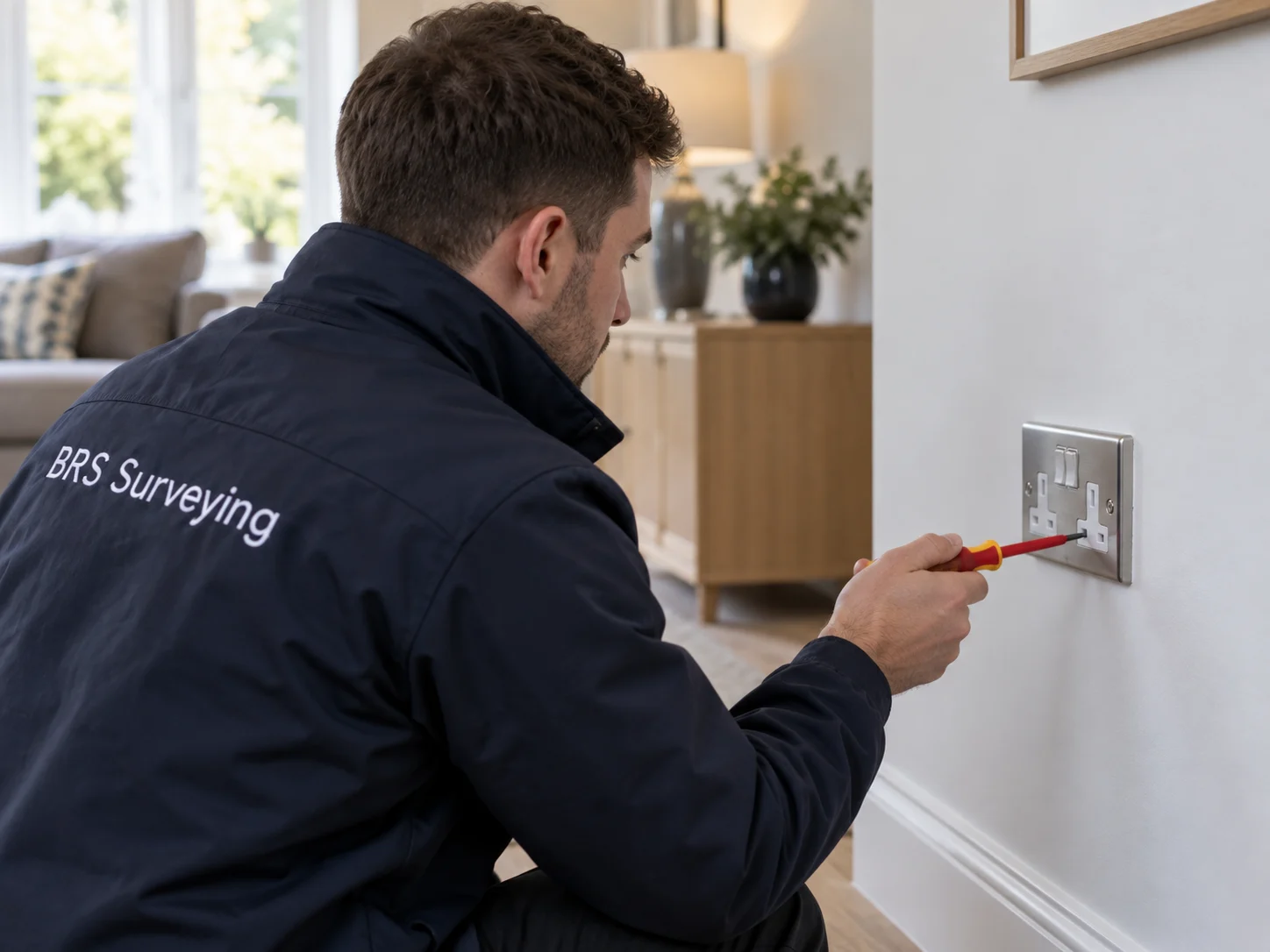 Residential property inspection in progress